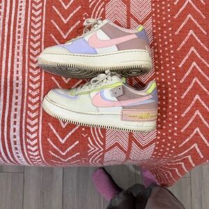 Pastel Nike Air Force 1s! Size 8